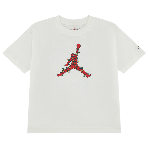 Boys Preschool Jordan Holiday Lights T-Shirt - Boys' Preschool Sail