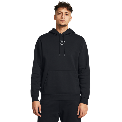 

Under Armour Mens Under Armour Essential Fleece Hoodie VVS - Mens Reflective/Black Size S