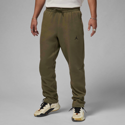 Men's - Jordan Dri-FIT Sport Hoop Fleece Pants  - Olive/Black