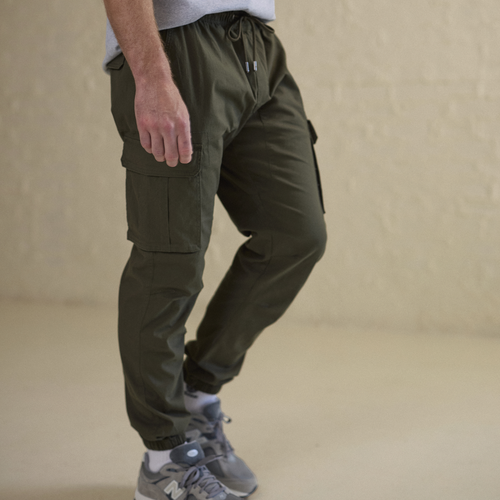 

CSG Mens CSG Essential Cargo Joggers - Mens Olive/Olive Size XXL