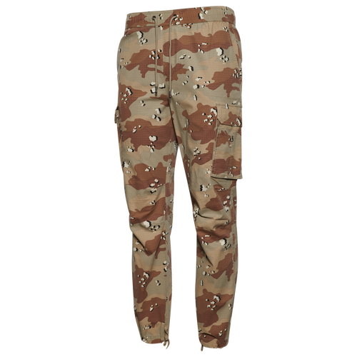 Csg Mens  Essential Cargo Pants In Sand Camo/black