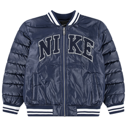 Boys' Preschool - Nike Baseball Puffer Jacket - Midnight Navy/White