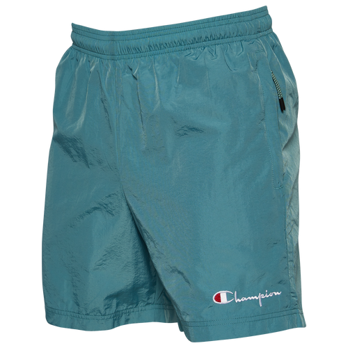 

Champion Mens Champion Nylon Shorts - Mens Blue Size S