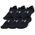Under Armour Essential 6 Pack Ultra Low Socks - Under Armour Black/Castlerock