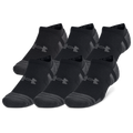 Under Armour Perf Tech 6 Pack No Show Socks - Under Armour Black