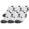 Under Armour Perf Tech 6 Pack No Show Socks - Under Armour White