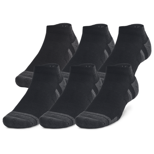 

Under Armour Mens Under Armour Perf Tech 6 Pack Low Socks - Mens Black Size M