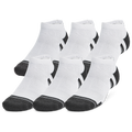Under Armour Perf Tech 6 Pack Low Socks - Under Armour White