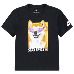 Boys' Preschool - Nike Stay Spicy T-Shirt - Black/White