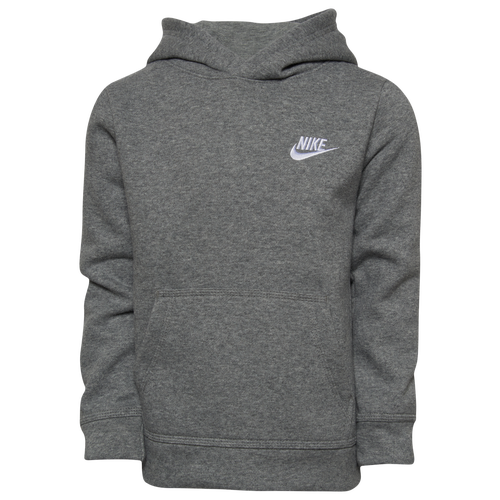 

Boys Preschool Nike Nike Club Fleece Pullover Hoodie - Boys' Preschool White/Carbon Heather Size 4