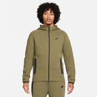 Nike Tech Fleece Full-Zip Hoodie & Joggers Set 'Dark Heather Grey/Black