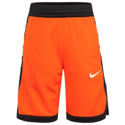 Boys' Preschool - Nike Elite Stripe Shorts - Team Orange/Black/White 