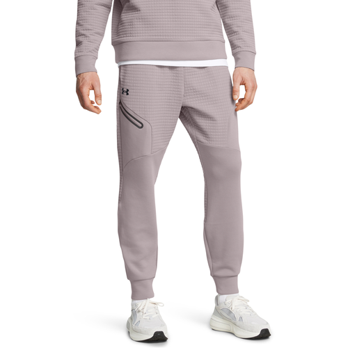 

Under Armour Mens Under Armour Unstoppable Fleece Grid Jogger - Mens Tetra Grey/Black Size S