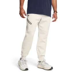 Men's - Under Armour Unstoppable Fleece Grid Joggers - Black/Summit White