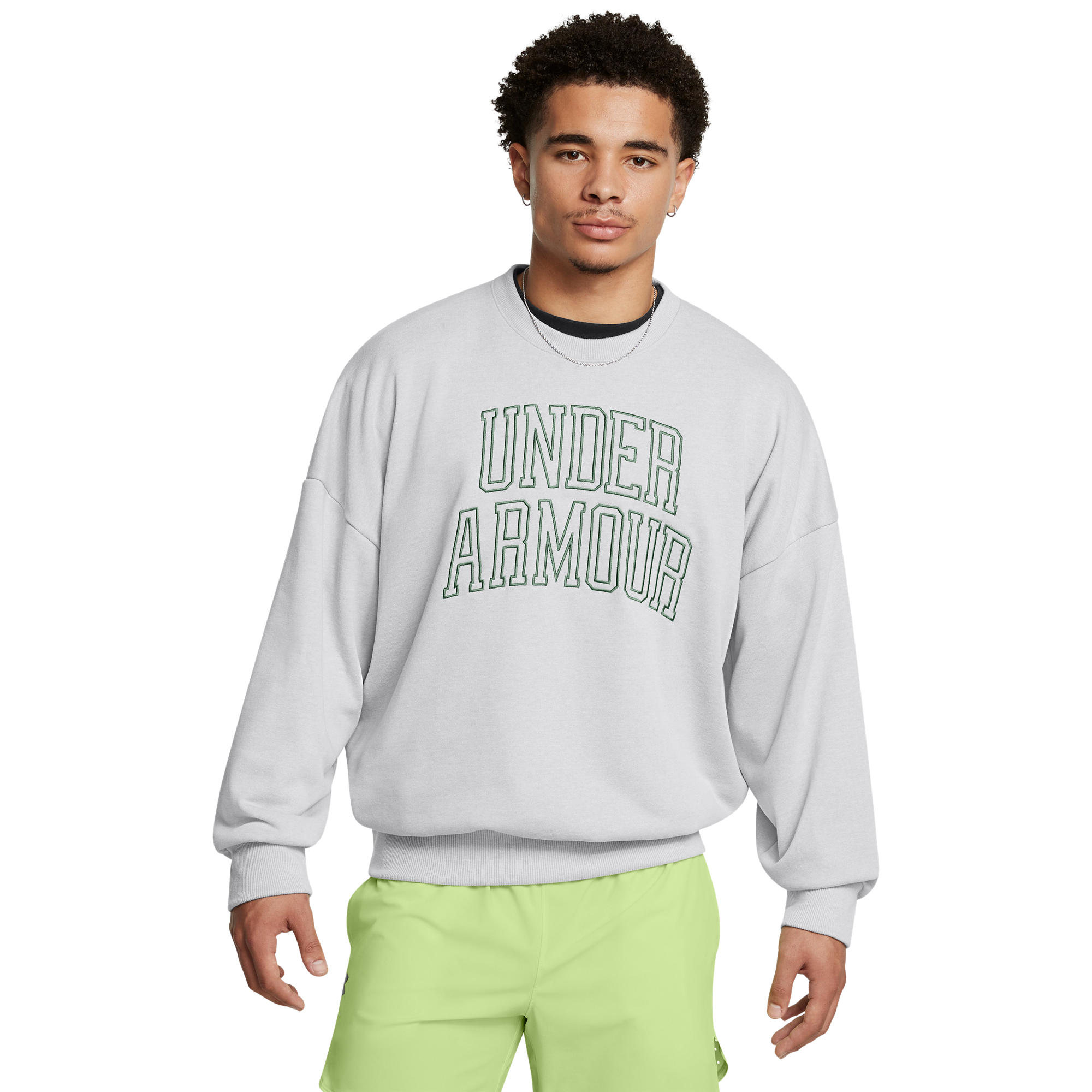 Under Armour Icon Heavyweight Terry OS Crew | Foot Locker