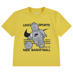 Boys' Preschool - Nike LEGO Minifigure Short Sleeve T-Shirt - Yellow/White