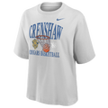 Nike Short Sleeve Boxy T-Shirt - Nike Neutral Grey/Blue