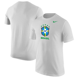 Men's - Nike Brazil National Team Core T-Shirt - White