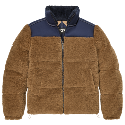 

UGG Mens UGG Emette UGGfluff Puffer Jacket - Mens Chestnut/Mariner Size S