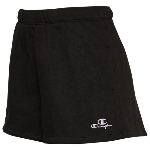 

Champion Womens Champion Classic Fleece Shorts - Womens Black Size M