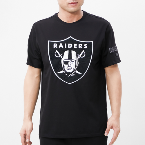 

Pro Standard Mens Oakland Raiders Pro Standard Raiders Mash Up T-Shirt - Mens Black/Gray Size S