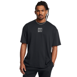 Men's - Under Armour Heavyweight Oversized T-Shirt - Black/Black
