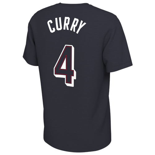 

Nike Mens Stephen Curry Nike USAB Olympic Player Name & Number T-Shirt - Mens Red/Navy/White Size L