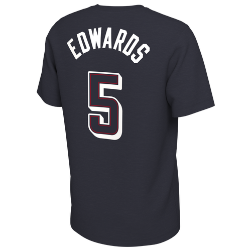 

Nike Mens Anthony Edwards Nike USAB Olympic Player Name & Number T-Shirt - Mens Red/Navy/White Size S