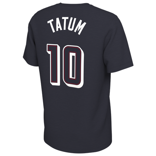 

Nike Mens Jayson Tatum Nike USAB Olympic Player Name & Number T-Shirt - Mens Navy/Red/White Size XL