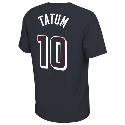 

Nike Mens Jayson Tatum Nike USAB Olympic Player Name & Number T-Shirt - Mens Navy/Red/White Size L