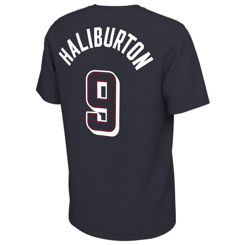 

Nike Mens Tyrese Haliburton Nike USAB Olympic Player Name & Number T-Shirt - Mens Red/Navy/White Size L