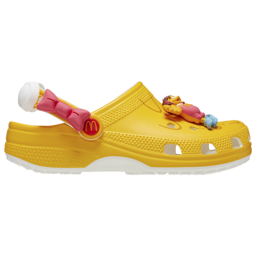 Shop Crocs Womens  Mcdonalds X Classic Clogs In Yellow/pink