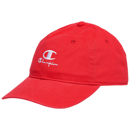 

Champion Mens Champion Logo Relaxed Adjustable - Mens Red/White Size One Size
