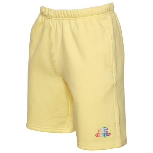 

Champion Mens Champion CF Prism Shorts - Mens Yellow/Multi Size M