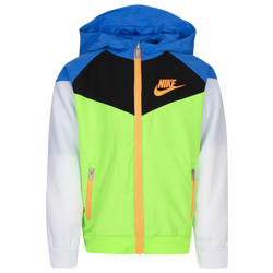 Boys' Preschool - Nike Windrunner Jacket - White/Green