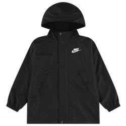Boys' Preschool - Nike Rain Jacket - Black/White