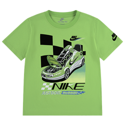 Boys' Preschool - Nike Victory Lap Short Sleeve Jersey - Blue/Green