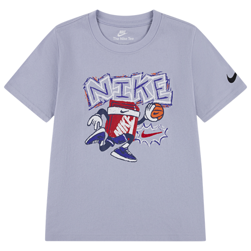  - Nike Chalky Boxy Bball T-Shirt - Purple