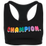 Champion Rainbow Bubble Sports Bra - Women's Black