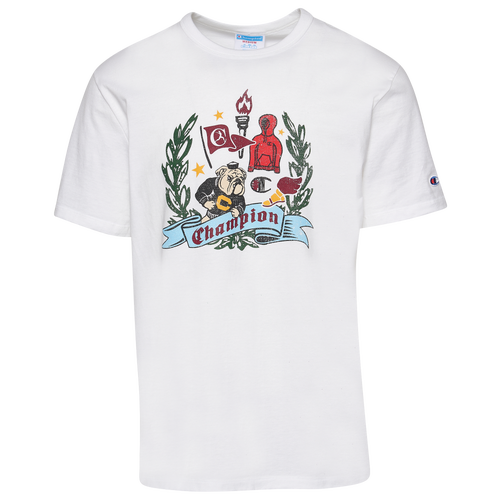 

Champion Mens Champion Heritage T-Shirt - Mens White/Multi Size L