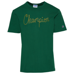 Men's - Champion Varsity T-Shirt - Green/Yellow