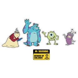 Youth - Crocs Monsters Inc 5 Pack  - Green/Blue