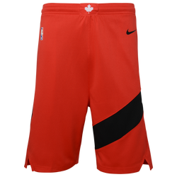 Boys' Grade School - Nike Raptors Swingman Icon Shorts - Black/Red