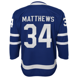 Garçons, Scolaire - Nike Maillot d’équipe locale de première qualité Auston Matthews - Blanc/Bleu