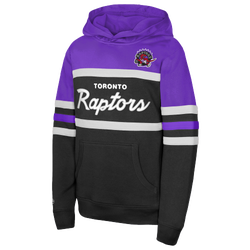 Garçons, Scolaire - Mitchell & Ness Chandail à capuchon Entraîneur en chef - Mauve/Noir