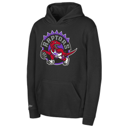 Garçons, Scolaire - Mitchell & Ness Chandail à capuchon à logo rétro Raptors - Black/Multi