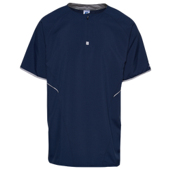 Men's - Russell Short Sleeve Pullover - Navy/White