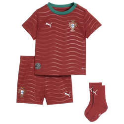 Boys' Infant - PUMA Portugal Babykit  - Club Red/Green Lagoon