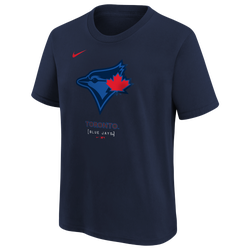 Boys' Grade School - Nike Blue Jays City Connect Logo T-Shirt  - Midnight Navy