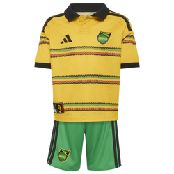 Garçons, maternelle - adidas Ensemble avec mini short Jamaïque - Jaune/Multi